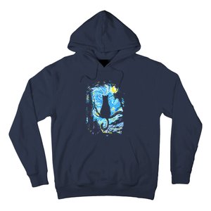 Starry Night Cat Van Gogh Cat Hoodie