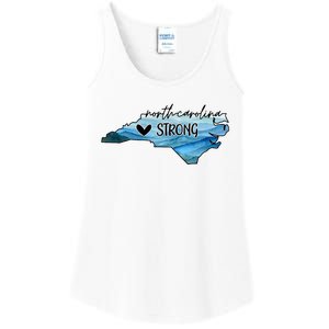 Support North Carolina Stay Western Strong Nc State Ladies Essential Tank