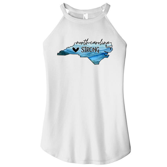 Support North Carolina Stay Western Strong Nc State Women's Perfect Tri Rocker Tank