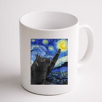 Starry Night Cat Artwork Coffee Mug