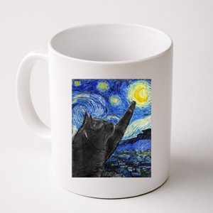 Starry Night Cat Artwork Coffee Mug