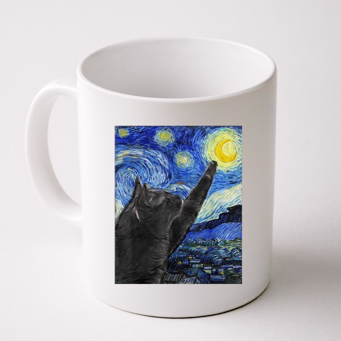 Starry Night Cat Artwork Coffee Mug