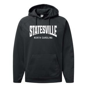 Statesville North Carolina Performance Fleece Hoodie