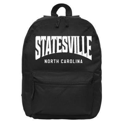 Statesville North Carolina 16 in Basic Backpack