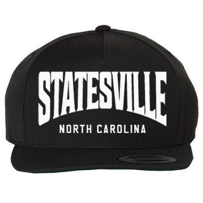 Statesville North Carolina Wool Snapback Cap