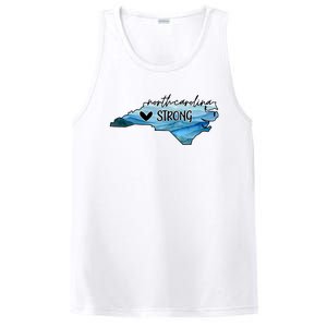 Support North Carolina Stay Western Strong Nc State PosiCharge Competitor Tank