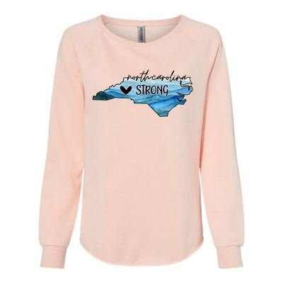 Support North Carolina Stay Western Strong Nc State Womens California Wash Sweatshirt