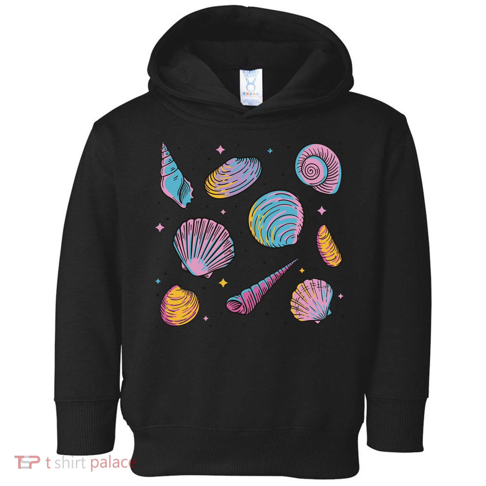 Seashells Nature Colorful Toddler Hoodie