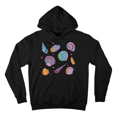 Seashells Nature Colorful Tall Hoodie