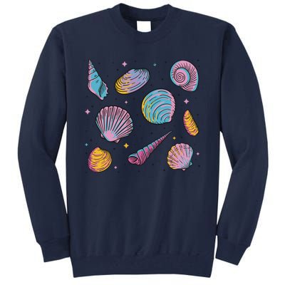 Seashells Nature Colorful Tall Sweatshirt