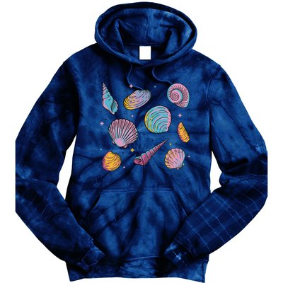 Seashells Nature Colorful Tie Dye Hoodie