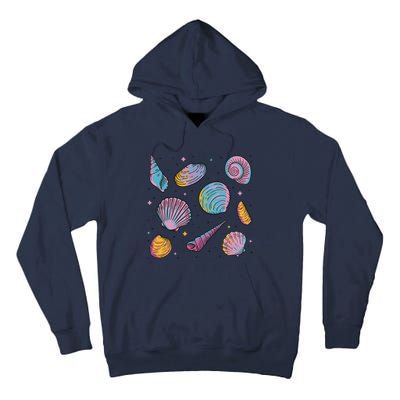 Seashells Nature Colorful Tall Hoodie