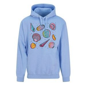 Seashells Nature Colorful Unisex Surf Hoodie