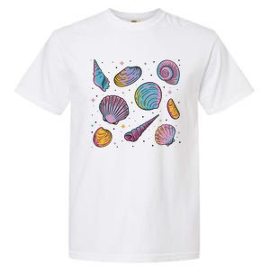 Seashells Nature Colorful Garment-Dyed Heavyweight T-Shirt