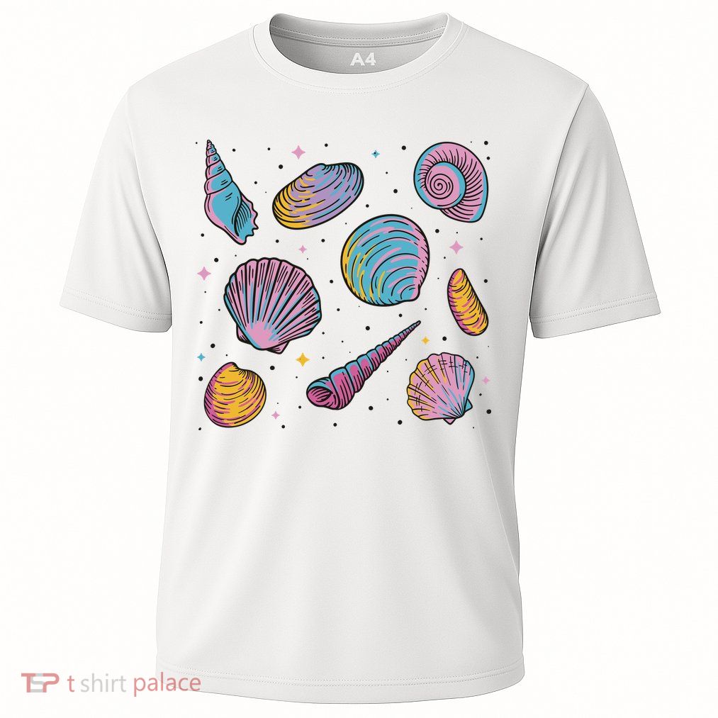 Seashells Nature Colorful Performance Shirt