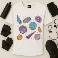 Seashells Nature Colorful Performance Shirt