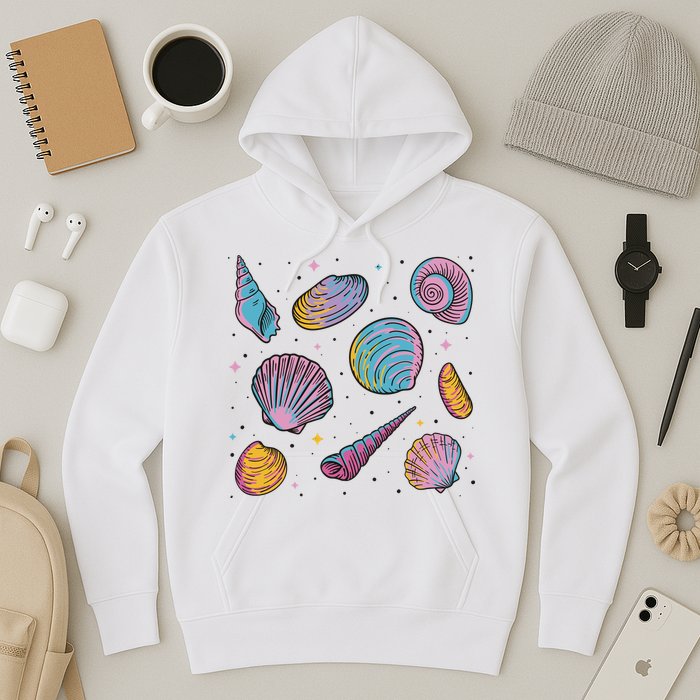 Seashells Nature Colorful Hoodie