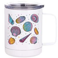 Seashells Nature Colorful 12 oz Stainless Steel Tumbler Cup