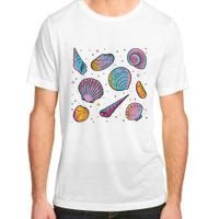 Seashells Nature Colorful Adult ChromaSoft Performance T-Shirt