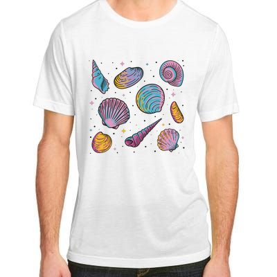 Seashells Nature Colorful Adult ChromaSoft Performance T-Shirt