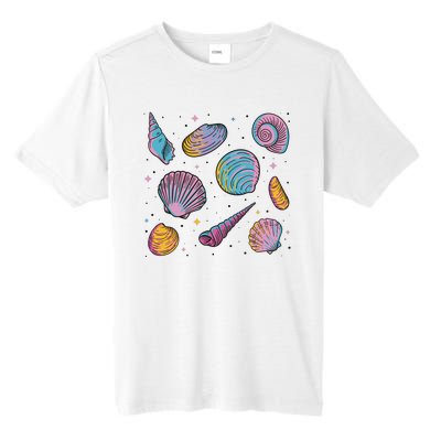 Seashells Nature Colorful Tall Fusion ChromaSoft Performance T-Shirt