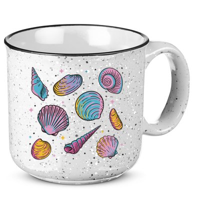 Seashells Nature Colorful 15oz Campfire Ceramic Mug