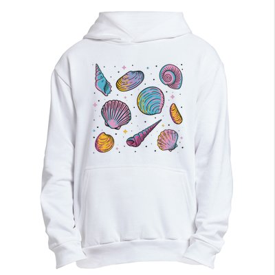 Seashells Nature Colorful Urban Pullover Hoodie