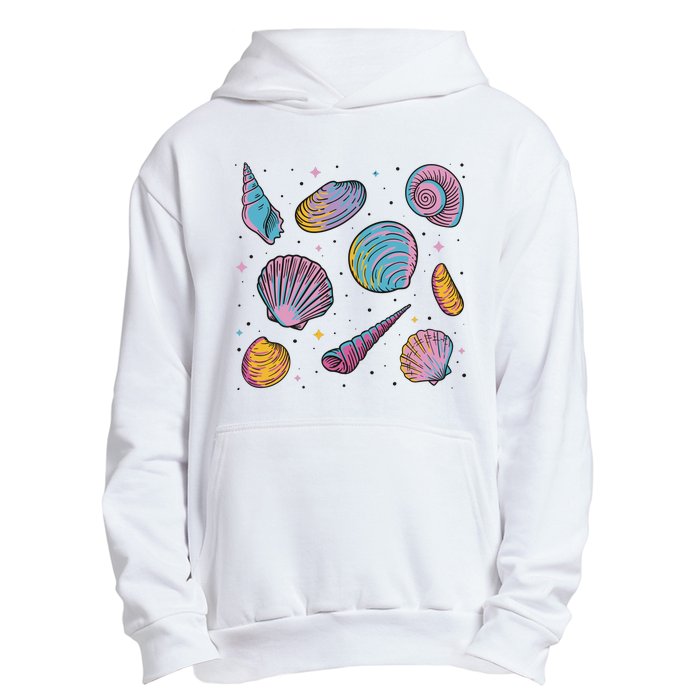 Seashells Nature Colorful Urban Pullover Hoodie