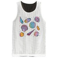 Seashells Nature Colorful Mesh Reversible Basketball Jersey Tank