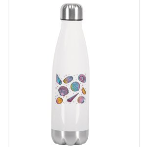 Seashells Nature Colorful Stainless Steel Insulated Water Bottle