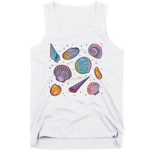 Seashells Nature Colorful Tank Top