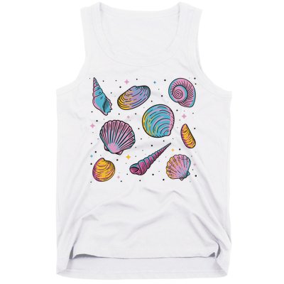 Seashells Nature Colorful Tank Top
