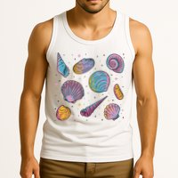 Seashells Nature Colorful Tank Top
