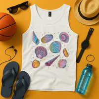 Seashells Nature Colorful Tank Top