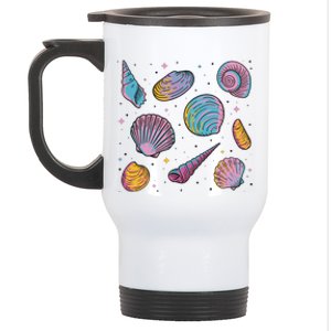 Seashells Nature Colorful Stainless Steel Travel Mug