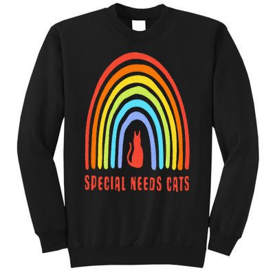 Special Needs Cats Rainbow Funny Sweatshirt