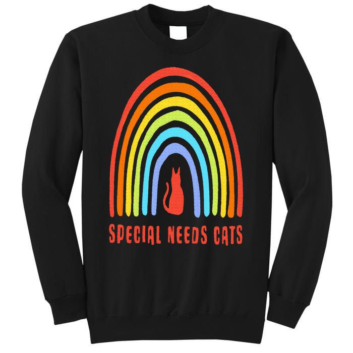 Special Needs Cats Rainbow Funny Sweatshirt