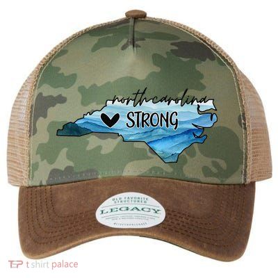 Support North Carolina Stay Western Strong Nc State Gift Legacy Tie Dye Trucker Hat
