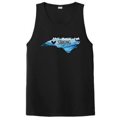 Support North Carolina Stay Western Strong Nc State Gift PosiCharge Competitor Tank