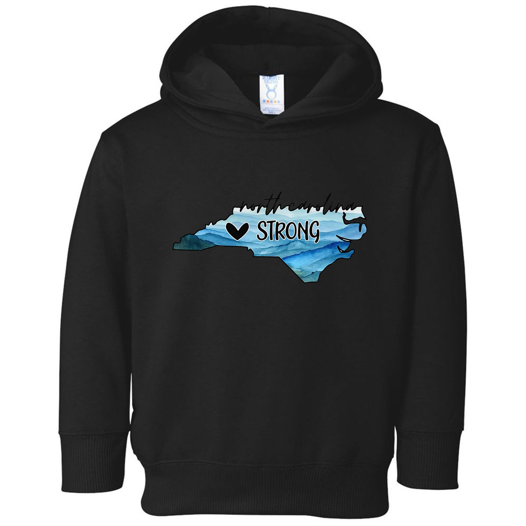 Support North Carolina Stay Western Strong Nc State Gift Toddler Hoodie