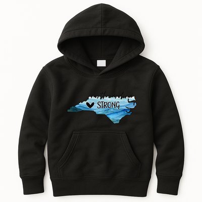 Support North Carolina Stay Western Strong Nc State Gift Kids Hoodie
