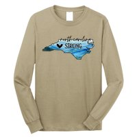 Support North Carolina Stay Western Strong Nc State Gift Long Sleeve Shirt