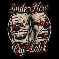 Smile Now Cry Later Drama Masks Cooling Performance Crew T-Shirt