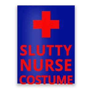 Slutty Nurse Costume Funny Sexy Nurse Halloween Cosplay Poster