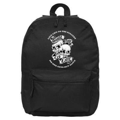 Smile Now Cry Later 16 in Basic Backpack