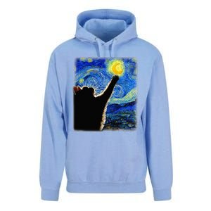 Starry Night Cat Van Gogh Cat Cat Lover Cat Mom Cat Da Unisex Surf Hoodie