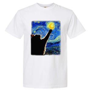 Starry Night Cat Van Gogh Cat Cat Lover Cat Mom Cat Da Garment-Dyed Heavyweight T-Shirt