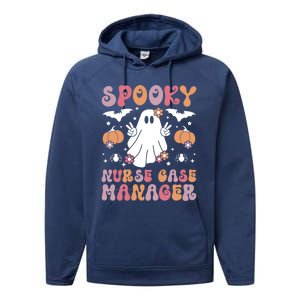 Spooky Nurse Case Ager Halloween Nursing Case Aget Cool Gift Performance Fleece Hoodie