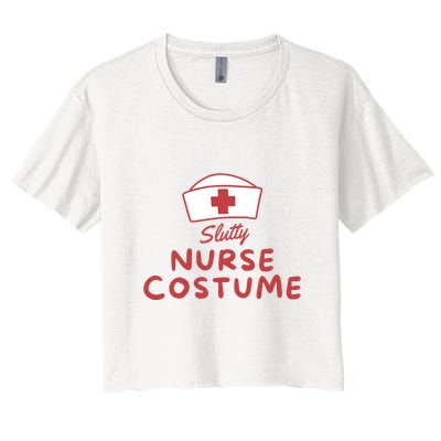 Slutty Nurse Costume Crop Top