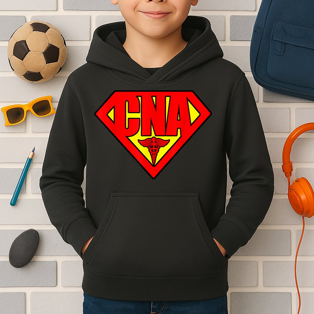 Super Nurse CNA National Nursing Assistants Nurse Hero Kids Hoodie